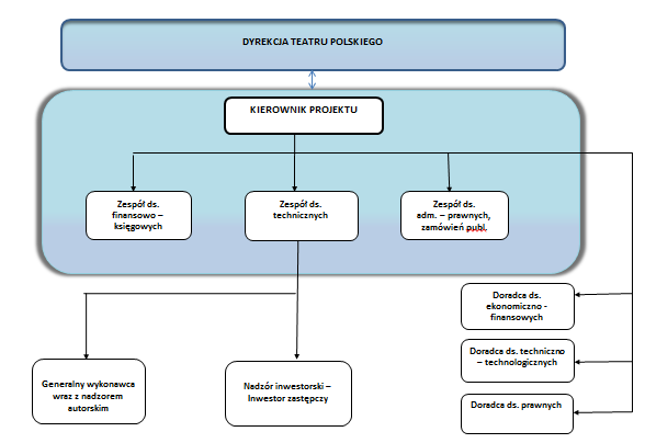 Rysunek 2. Schemat zarządzania projektem na etapie realizacyjnym.