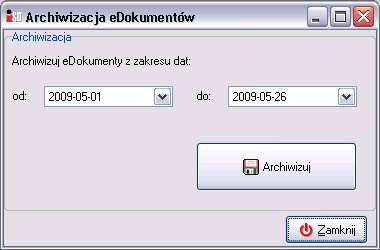 Dokument w formacie XML zostanie zapisany, co zostanie zakomunikowane następującą informacją: Każdy dokument można zapisać dowolną ilość razy. 3.5.