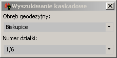 Wyszukiwanie kaskadowe po atrybutach Wyszukiwanie kaskadowe umożliwia wyszukiwanie obiektów według ustalonego klucza atrybutów oraz kolejności.