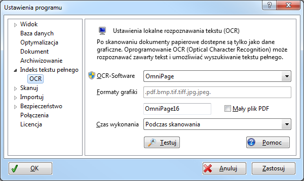 Dokumentacja użytkownika Skanuj 100 Oprogramowanie OCR Po skanowaniu dokumenty papierowe dostępne są tylko jako obraz. Oprogramowanie OCR może rozpoznać tekst i umożliwić wyszukiwanie tekstu pełnego.