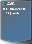 Gadżet AVG udostępnia następujące opcje szybkiego dostępu: Skanuj teraz kliknięcie łącza Skanuj teraz umożliwia bezpośrednie uruchomienie skanu całego komputera.