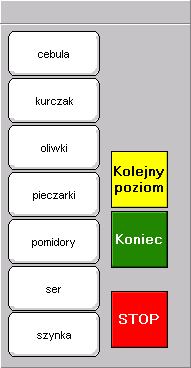 3.2.3.3. Przyciski zestawów z wyborem dowolnej ilości składników Przyciski zestawów z wyborem dowolnej ilości składników są bardzo przydatne w przypadku konieczności zdefiniowania przycisku np.