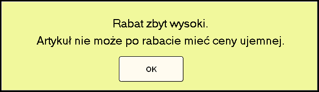 3.12.3. Rabat kwotowy do pozycji Rabat kwotowy do pozycji umożliwia obniżenie ceny wybranego artykułu.