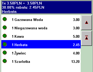 6.3.2. Rabat dla poszczególnych pozycji Ten rodzaj rabatu przypisywany jest indywidualnie dla każdej pozycji rachunku.