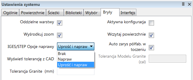 Wsparcie CAD CAD System Do Edgecam 2014 R1 można załadować dane z następujących systemów CAD (wymagana odpowiednia licencja): Part Modeler włącznie 2014 R1 (z wsparciem CAD link).