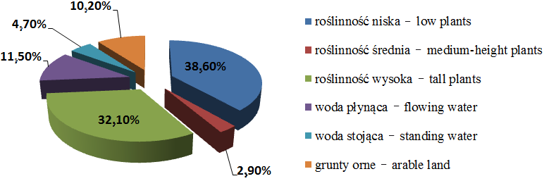 Uzyskano w ten sposób mapę współczynników szorstkości o rozdzielczości 1 1 m (rys. 6).