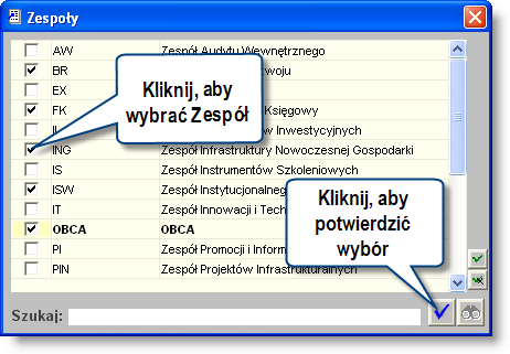 Sposób pracy z programem 4 Zestaw ienia 3 strona w zestawieniu, Lokalizacja środka trwałego/wartości niematerialnej i prawnej z uwzględnieniem Placówki, Jednostki organizacyjnej, Pracownika, Sali,