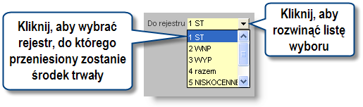 4 Sposób pracy z programem 2 Dokumenty 96 strona modyfikacji Jeżeli chcemy zobaczyć wszystkie szczegóły wybranej kartoteki możemy użyć przycisku "Edytuj kartotekę środka trwałego", znajdującego się z