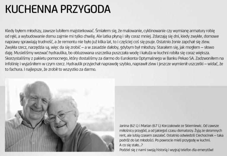 Nowiny Gminne MARZEC 2012 Ogłoszenie płatne Uwaga! ZUS zmienia listonosza na konto w banku! Bank Pekao S.A. z przyjemnością informuje, że wspólnie z ZUS przygotował specjalną ofertę TANIEGO konta dla Emeryta i Rencisty.