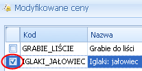 Str. 172 Moduł Handel v. 2010 Uwaga: Granica ceny nie jest kontrolowana w przypadku wystawiania korekty wartościowej do dokumentu.