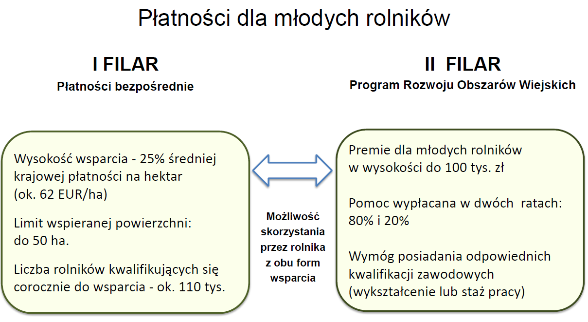 Płatność dla młodych rolników Płatność dla młodych rolników jest dodatkowym wsparciem przyznawanym corocznie rolnikom aktywnym, spełniającym status