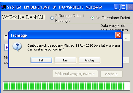 UWAGA: Oprócz kontroli wejścia/wyjścia w trakcie działania programu przeprowadzona jest również ogólna kontrola danych.