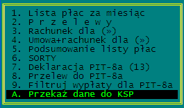 Str.110 KSP wersja 11.03.014 (płace i umowy zlecenie) podatku, to program nie umieści danej wypłaty na deklaracji PIT-11/8b, umieści ją natomiast na deklaracji PIT-8c.