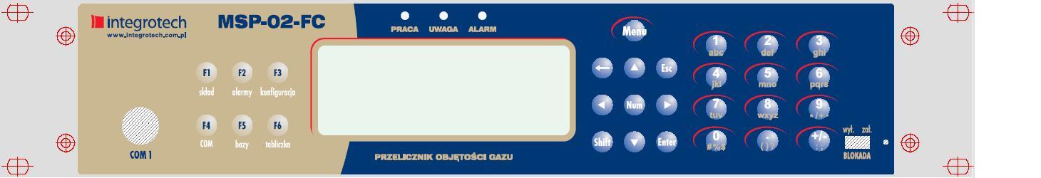 o. 8 / 110 A złącze obiektowych sygnałów impulsowych i stanowych Ex (HF2, HF3, LF, SYG), B złącze obiektowych sygnałów analogowych Ex 4-20mA (P,T), C złącze obiektowych sygnałów analogowych Ex 4- D