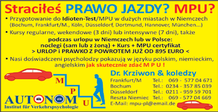 drogowego (wypadki samochodowe, itp.) prawo karne i wykroczeń prawo administracyjne (np. niemiecki Kindergeld) prawo obcokrajowców sprawdzanie i sporządzanie umów (np.