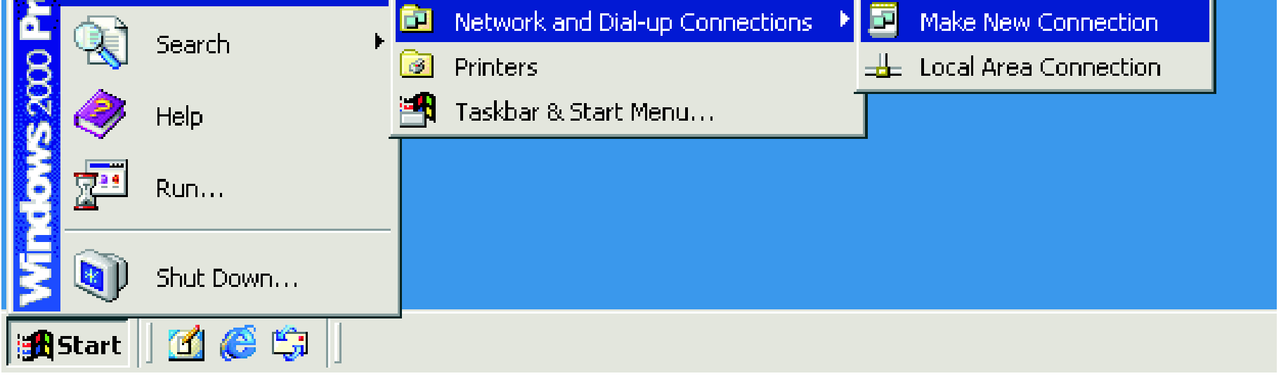 15. Kliknij przycisk Dalej, a następnie przycisk Zakończ. Dla systemu Windows 2000 1. Podłącz modem do odpowiedniego łącza COM w komputerze, na którym zainstalowany jest rejestrator. 2. Zainstaluj sterowniki obsługujące dany modem.