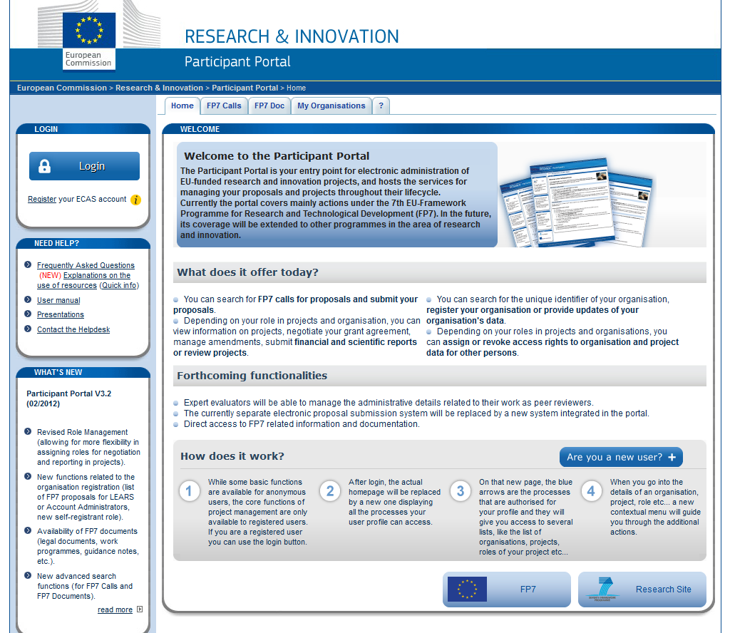 Wszystkie raporty składamy w wersji elektronicznej za pośrednictwem Participant Portal http://ec.europa.