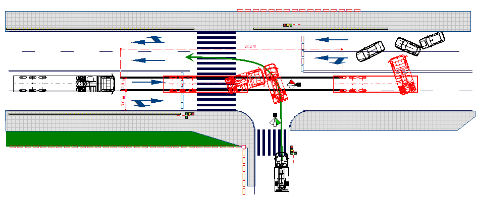 Rys. 7 Przykładowy szkic wykonany w programie PLAN 3.2.