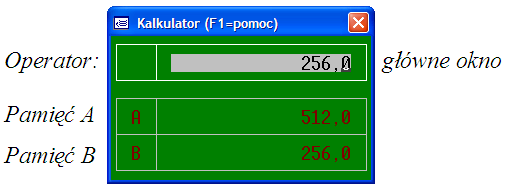 KSP wersja 11.03.009 (standard) Str.23 Dla ponumerowanej listy dostępne są następujące ułatwienia wyboru: przy wybieraniu opisu naciśnięcie cyfry 1,2.