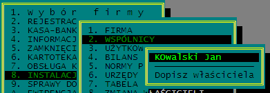 Str.34 KSP wersja 11.03.009 (standard) Na trzecim ekranie omówienia wymagają pola pokazane na poniŝszym rysunku [ 3/4 ] E-mail: biuro@firma.pl <- 1 Odpowiedz czy pokazywać firmę: - w fakturowaniu.