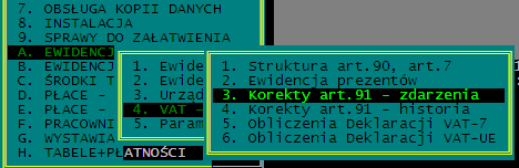 KSP wersja 11.03.009 (standard) Str.67 Uwaga: JeŜeli firma dokonuje wyłącznie sprzedaŝy opodatkowanej, wprowadzane tu dane nie będą miały wpływu na obliczenia deklaracji VAT.