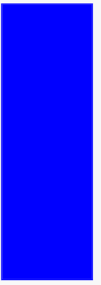 Jak widzisz, dodałem dla wszystkich elementów z klasą container szerokość 200px, taką samą wysokość i kolor tła "blue".