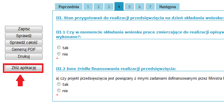 3. Złożenie Elektronicznej Aplikacji Instrukcja Krok Po Kroku od założenia konta do złożenia aplikacji i wysłania wniosku A Jeśli nie dysponujesz kwalifikowanym podpisem elektronicznym: Krok 6/A.