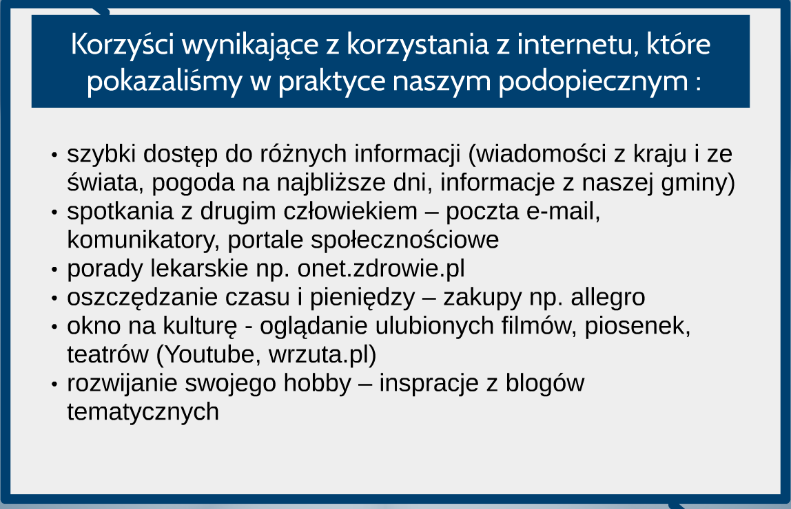 Każdy z nas znalazł 1 osobę zagrożoną wykluczeniem cyfrowym.