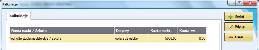 18 Moduł II W Module II dodany został moduł do kalkulacji kwoty decyzji dostępny w ramce Decyzja.