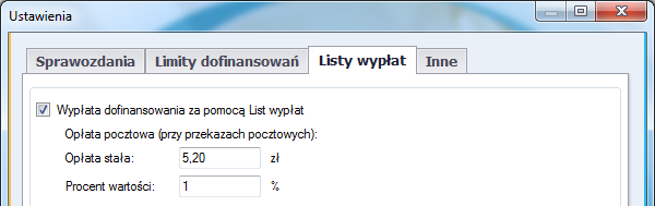 44 14.2. Pozostałe ustawienia Moduł dostępny jest w menu Ustawienia / Ustawienia. Sprawozdania Należy tutaj wybrać, jakie kwoty powinny być uwzględniane w sprawozdaniach.