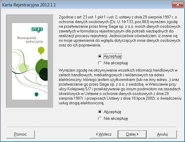 Rejestracja produktu 3 5 Rys. 3-5 Dane osoby do kontaktów roboczych. Najlepiej aby taką osobą był ktoś, kto będzie wykorzystywał produkt (lub administrator sieci, jeżeli taka osoba w firmie istnieje).