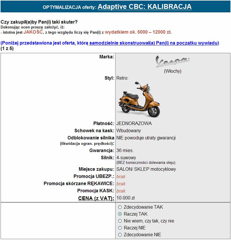 Adaptive CBC Metodologia DuŜa