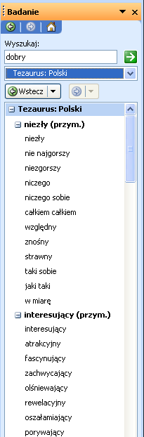 AUTOMATYCZNA KOREKTA TEKSTU Autokorekta służy do poprawy najczęściej popełnianych błędów pisowni, błędów gramatycznych i literówek.