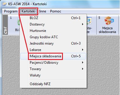 Rys. 65 Tworzenie nowej klasy towarowej. 2.11. Tworzenie miejsca składowania Funkcja Miejsca Składowania pomaga w szybkim odnalezieniu miejsca przechowywania danej dostawy.