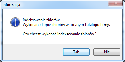 nieprzewidzianych sytuacji może dojść do uszkodzenia podstawowych baz danych.