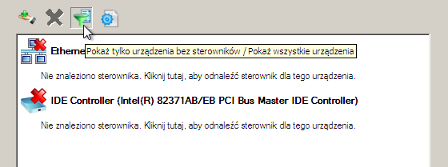 108 Zachowaj najnowszą wersję sterownika. Zaznacz tę opcję, aby zachować najnowszą wersję sterowników podczas ich wymuszonego ponownego umieszczania.