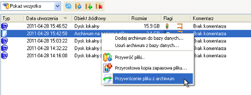 91 8. Na stronie Podsumowanie przywracania przejrzyj wszystkie parametry operacji i, jeśli to konieczne, zmodyfikuj je. 9.