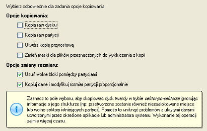 97 17. Na stronie Wybierz dysk twardy do skopiowania, wybierz dysk źródłowy (dysk twardy, który ma zostać skopiowany). 18.