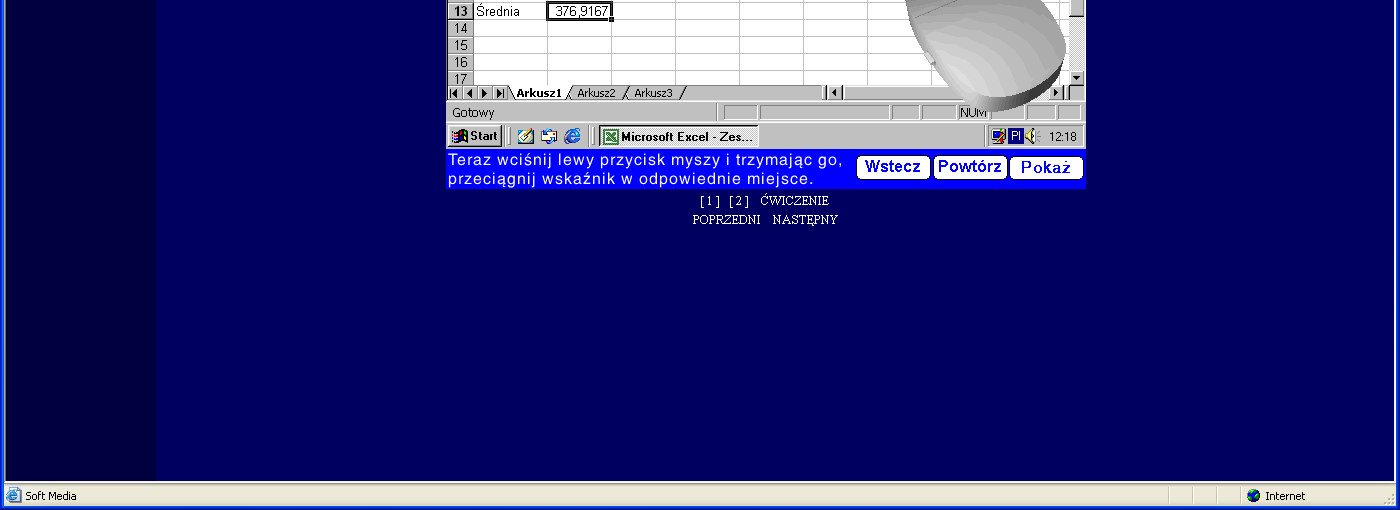 Rys. 2.Statystyka korzystania z systemu estudentwsh Rys. 3.Wybrane ćwiczenie realizowane w ramach systemu estudentwsh 4. Wybrane Wyniki Badań Ankietowych.