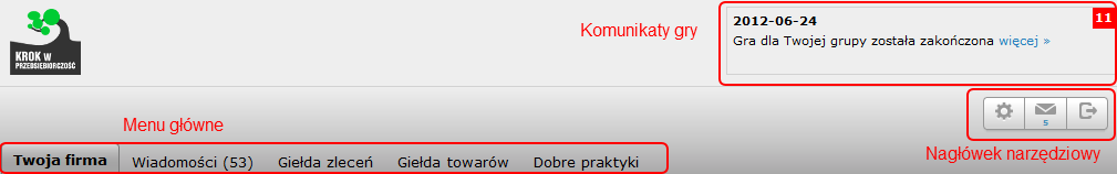 1. Logowanie do platformy Pracę z platformą Krok w Przedsiębiorczość rozpoczynamy od zalogowania się na