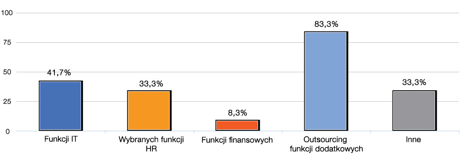 Trendy HR w sektorze RTV/AGD Rys. 3. Jaki rodzaj outsourcingu stosuje Państwa firma?