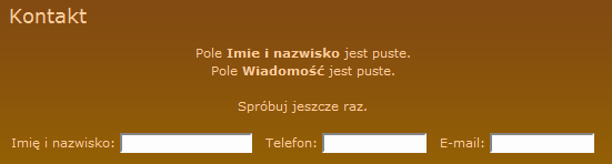 Niepotrzebne pola formularza, brak oznaczenia pól wymaganych. 43 Gminna Biblioteka Publiczna w Świnicach Warckich im. Św. Faustyny Kowalskiej (http://www.biblioteka.swinicewarckie.com.