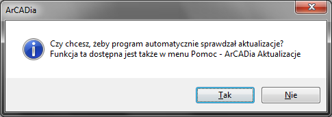 Rozpoczynamy pracę 3.9. Przywróć ustawienia domyślne Jeśli na komputerze oprócz programu ArCADia znajduje się inny podobny program, np.