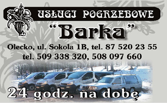 to@borawski.pl * materiały budowlane, metalowe, hydraulika SKLEP BUD-MET, ul. Gołdapska 22, tel. (87) 520 22 41. V05809 * MEBLE - salon, Jan Bagiński, ul. Rzeźnicka, tel. (87) 520 29-23.