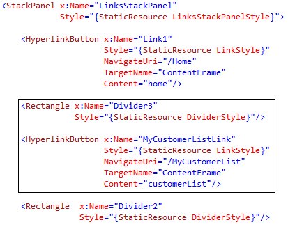 Usuń domyślną klasę Class1.cs i dodaj w projekcie aplikacji referencję do nowego projektu MyProject.CustomerModule!