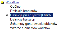 Konfiguracja modułu Definicja przepływu Moduł enova Workflow jest platformą pozwalającą na budowę spójnego przepływu pracy między użytkownikami w firmie i modułami programu.