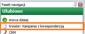 Jeśli na definicji zadania systemowego związanego z procesem workflow wskazano kreator to zostanie on uruchomiony po wybraniu Uruchom proces w oknie powiadomień lub przez dwukrotne kliknięcie w