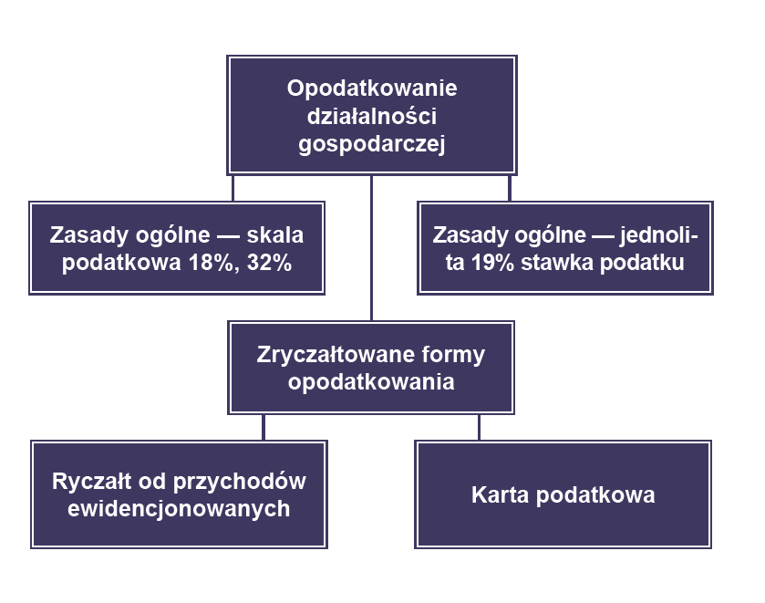 Załącznik nr 4. Schemat form opodatkowania.