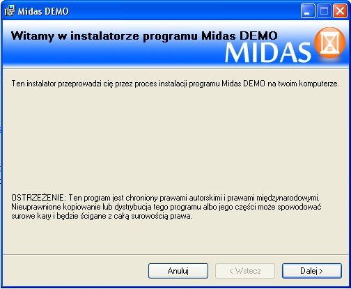 5 2. INSTALACJA. Przed instalacją programu zalecamy zapoznać się z niniejszą instrukcją.