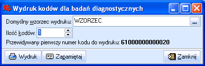 2. Konfiguracja Rys. 7. Okno: Komunikat. 4. Ustawienia na karcie pracownika. Moduł KS-RIS pracuje w dwóch trybach: rejestracja badań oraz opisywanie badań.